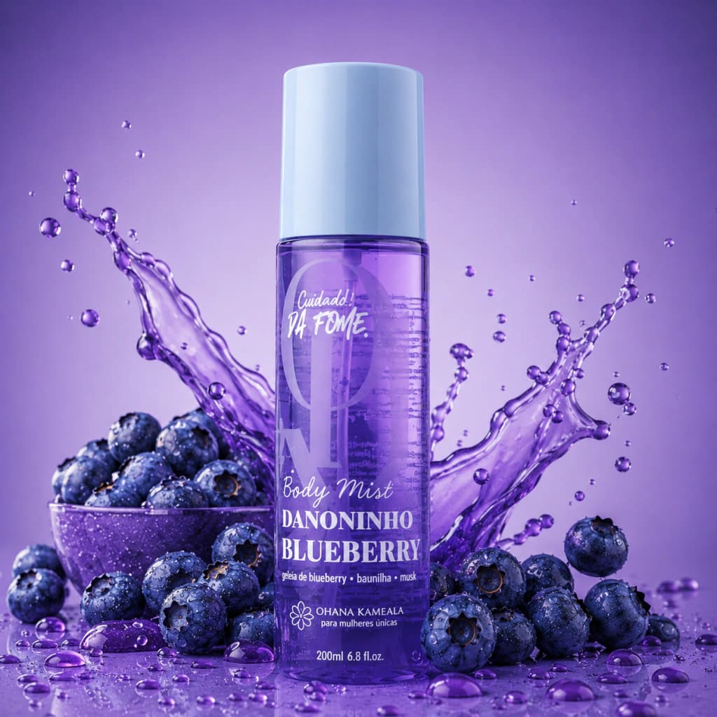 Body Mist Danoninho de Blueberry